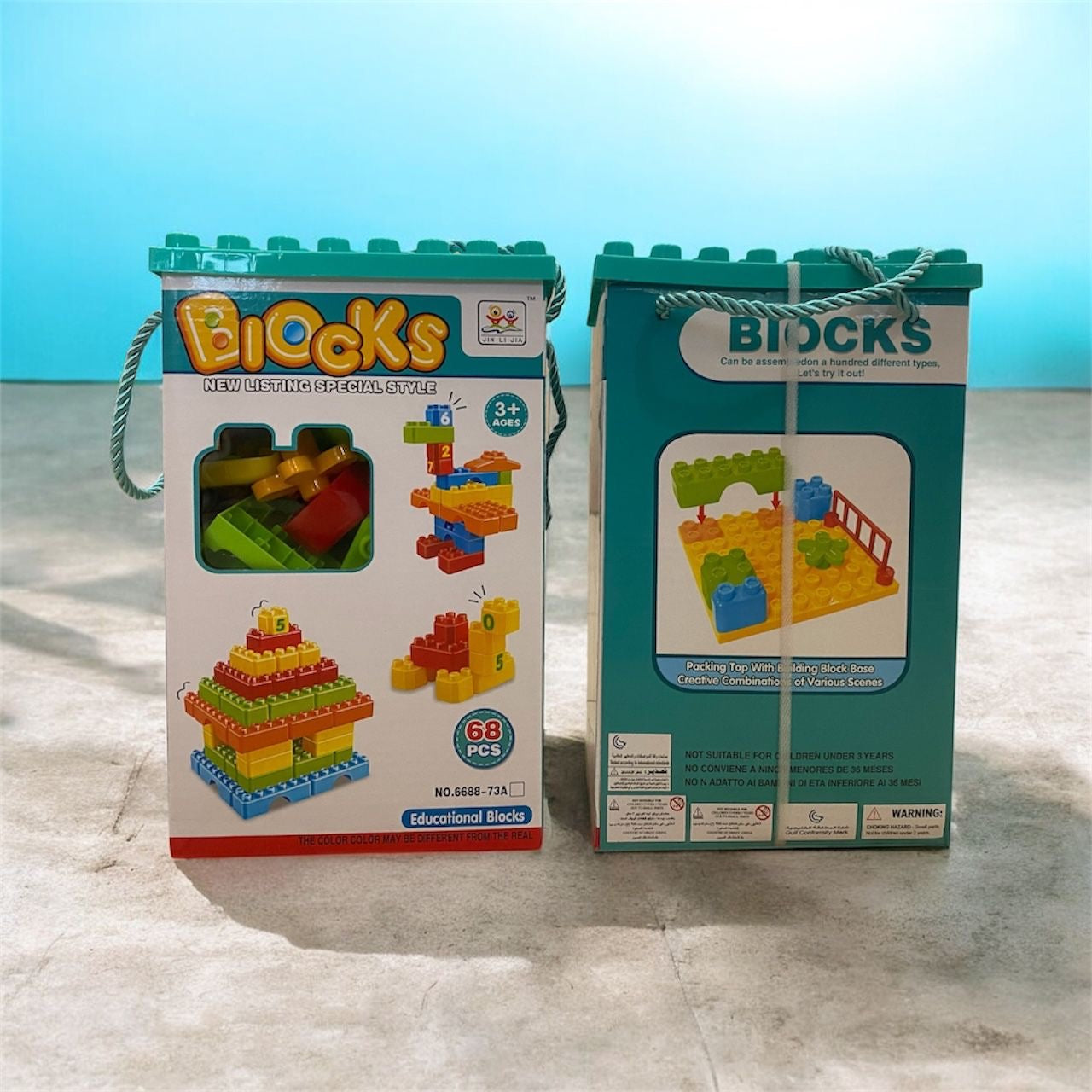 Blocs de Construction Éducatifs – 120 Pièces| Jeu d’Assemblage Créatif pour Enfants – Dès 3 Ans