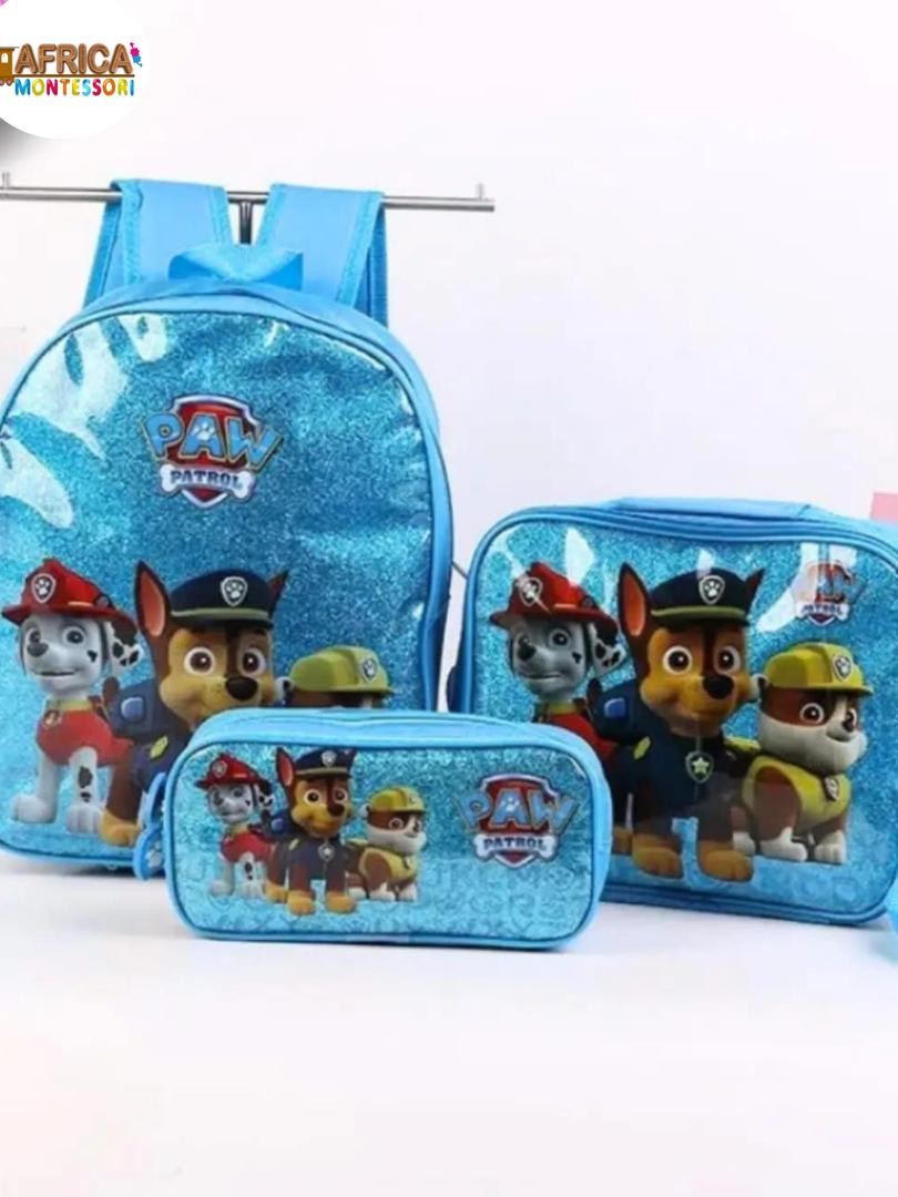 *Set Scolaire 3 Pièces Reine des Neiges – Sac à Dos, Sac Repas & Trousse*