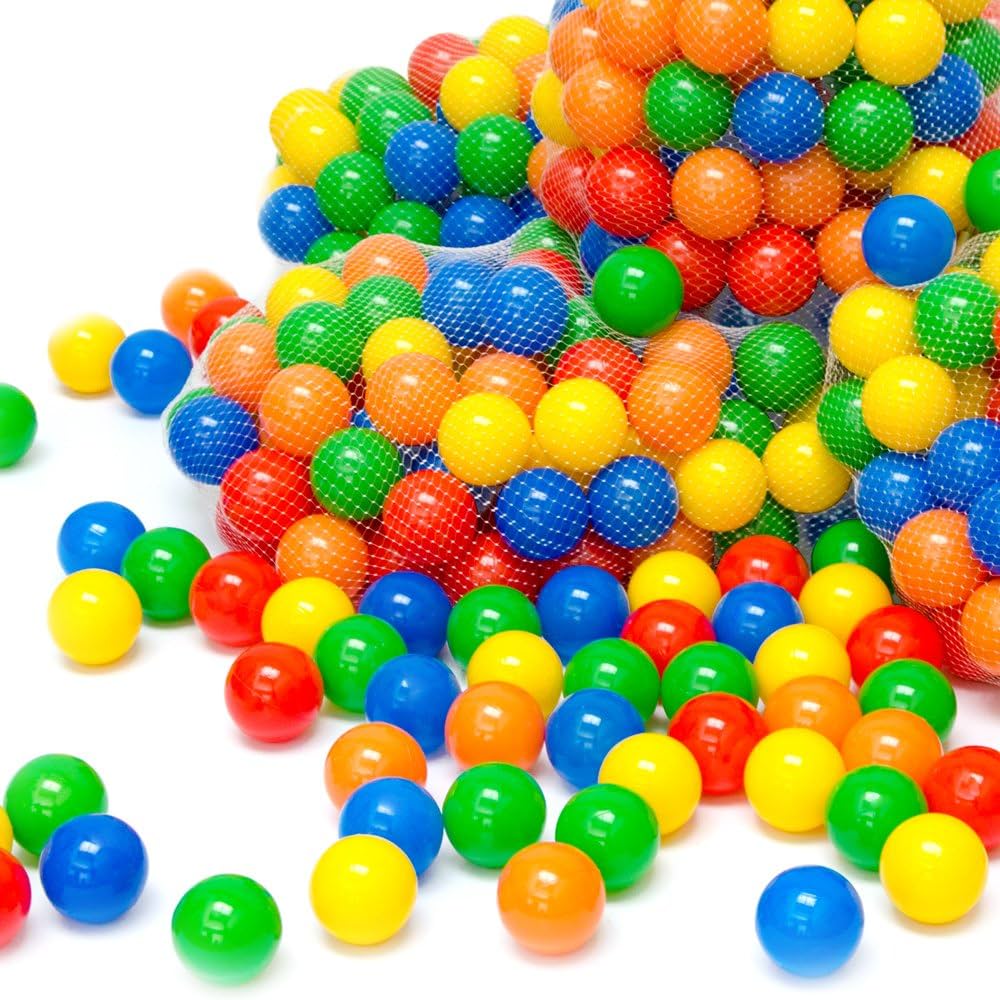 Lot de 100 balles multicolores