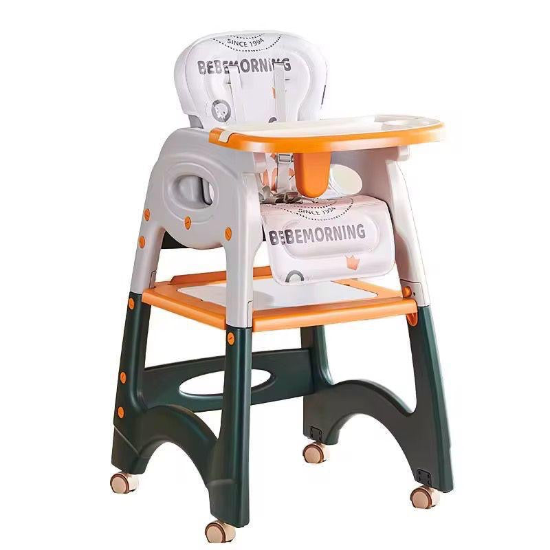 Chaise Haute Évolutive 3-en-1 pour Bébé – Repas, Jeu et Apprentissage 👶🍽️🧩