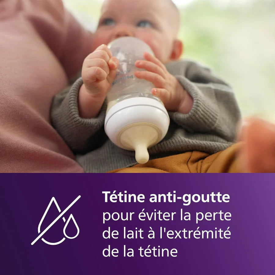 PHILIPS AVENT – Tétines Débit 5 Bébé 6M+ Sans BPA (x2)