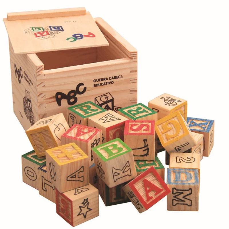 Jouet Montessori en bois Puzzle Tri Mathématiques - Brique Apprentissage