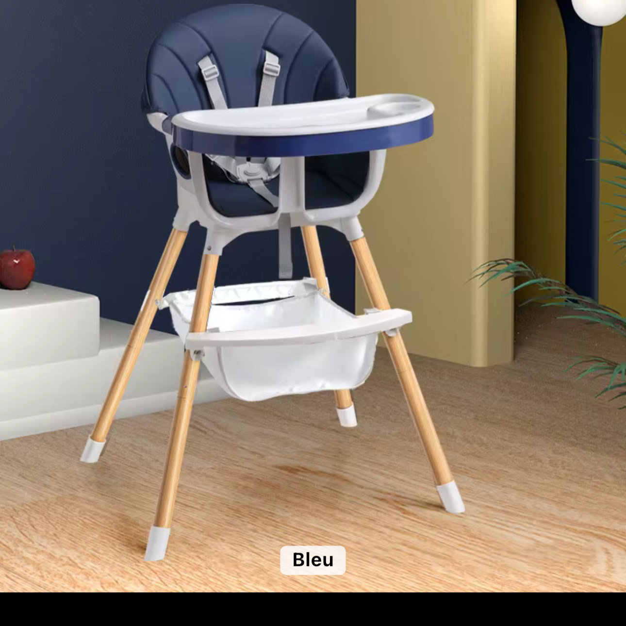 chaise haute scandinave