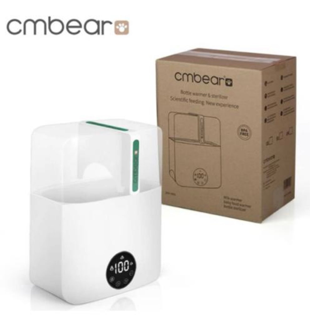 Chauffe-biberon et stérilisateur Cmbear – 2 en 1*