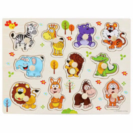 Puzzle Montessori en Bois thèmes au choix – Apprendre en Jouant 🌈