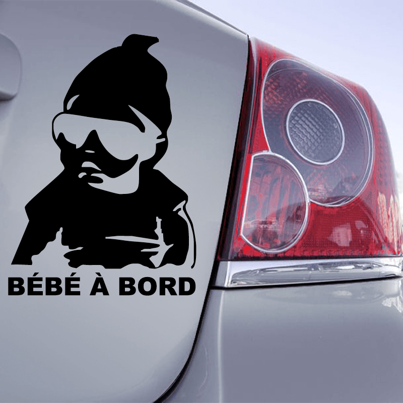 Autocollant voiture Bébé à bord 