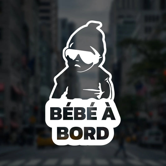 Autocollant voiture Bébé à bord 