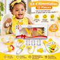 Kit 12 pcs alimentation diversification , 3 couleurs au choix