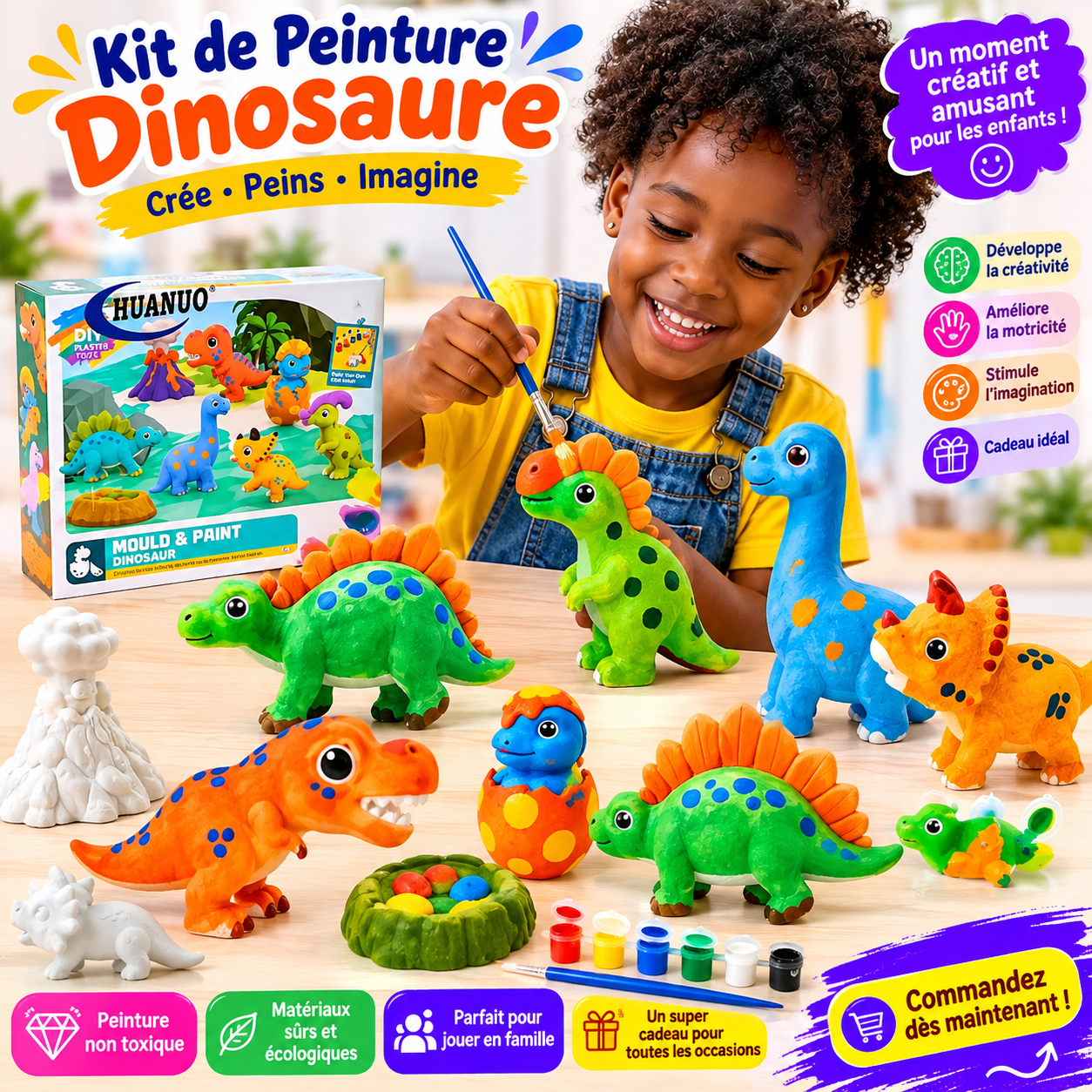 kit créatif de moulage et peinture