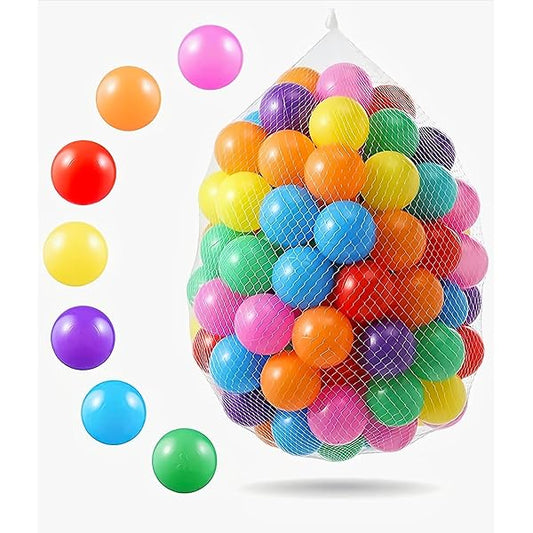 Lot de 100 balles multicolores