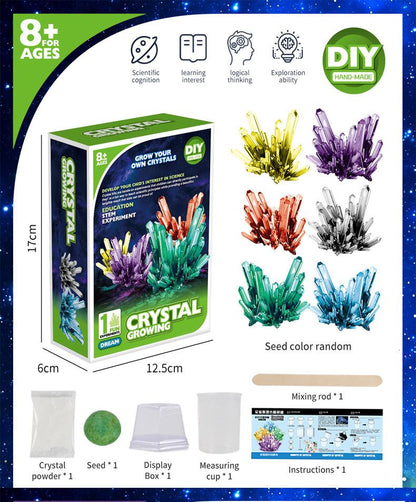 Kit de Croissance de Cristaux – Expérience STEM DIY
