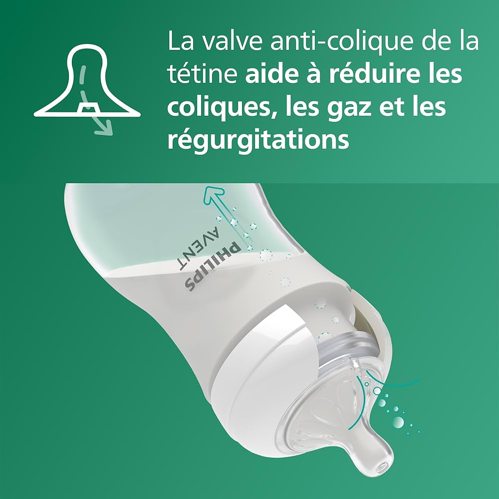 Philips Avent – Coffret Naissance Verre Natural Response – Kit Nouveau-Né – Verre Pur –Sans BPA