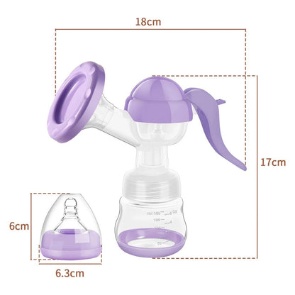 Tire-Lait Manuel – Compact, Silencieux et Efficace – Allaitement Confortable – Sans BPA*