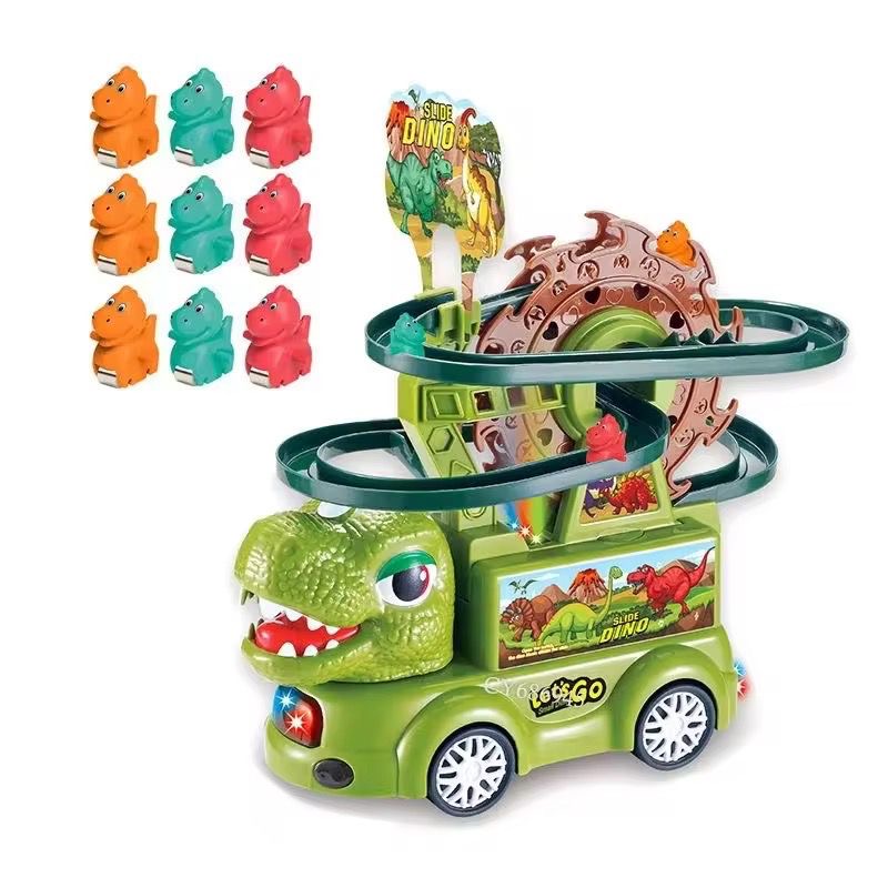 Circuit Cascade Canards – Jouet Éducatif Musical avec Lumières LED 3 petits canards