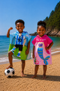 Serviette de plage à capuche pour enfants ´