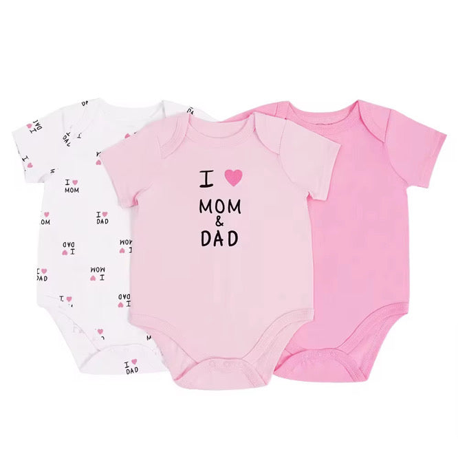 Lot de 3 Body manches courtes