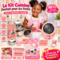 Kit Cuisine Enfant 48 Pièces – Jouer, Apprendre et Créer Comme les Grands !