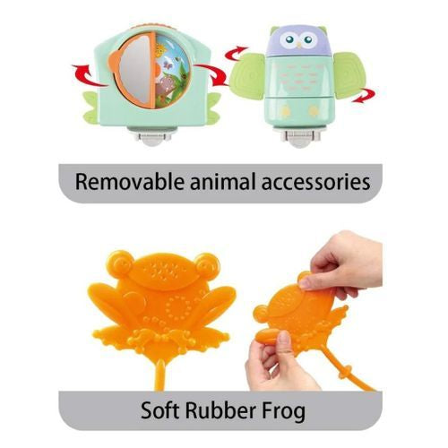 Siège d’éveil interactif pour bébé – avec piano et jouets sensoriels