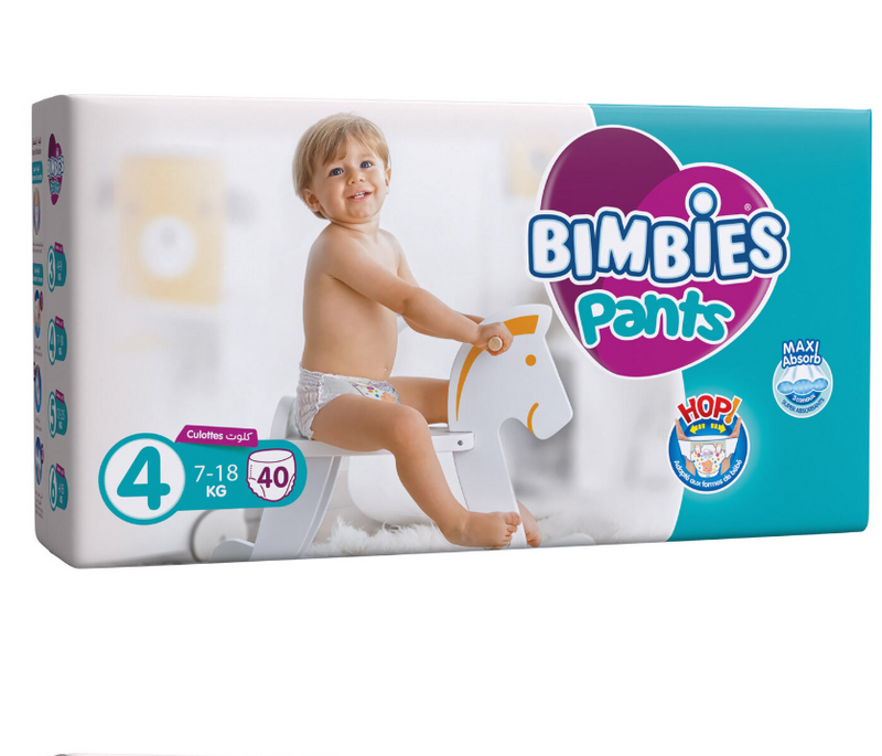 🍼✨&nbsp;Bimbies Couches Bébé Culottes / Pants 4 (40 pièces) 7 a 18KG
