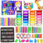 Kit Slime 126 pièces - Créations lumineuses et colorées !