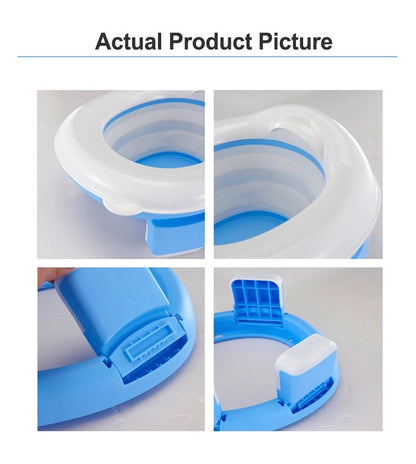 Réducteur de Toilette pot de chambre Pliable pour Enfant – Confort & Sécurité à Portée de Main