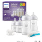 Phillips Avent lot de 4 biberon , sucette douce et goupille kit starter Naissance