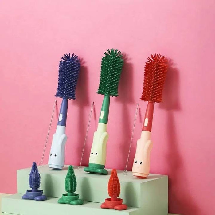 Brosse de nettoyage en silicone