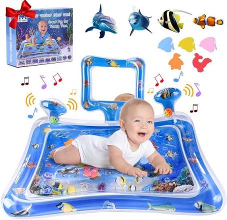 102*82CM Tapis d'eau Matelas sol gonflable jouet bébé éducatif plusieurs formes