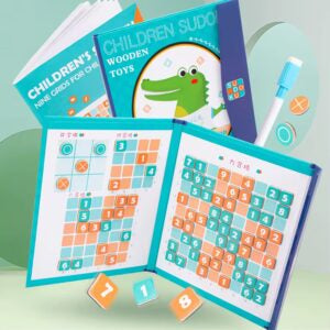 Livre magnetique  jeu éducatif en bois apprentissage de la fraction