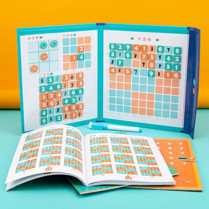 Livre magnetique  jeu éducatif en bois apprentissage de la fraction