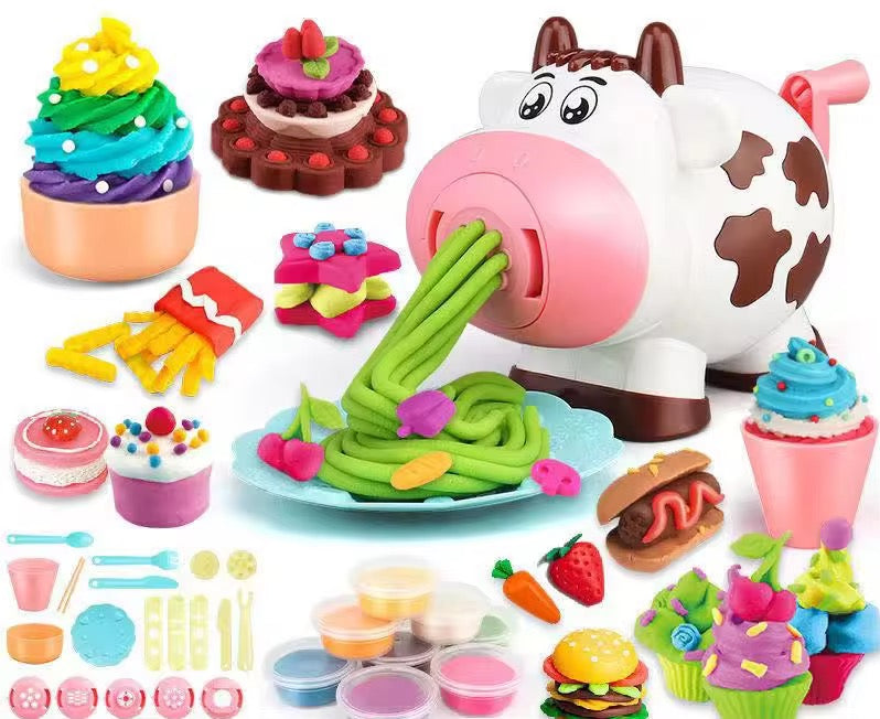 Machine à pâte à modeler – Forme vache avec accessoires
