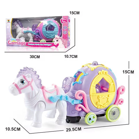 Carrosse Musical Licorne – Jouet Éducatif pour Enfants