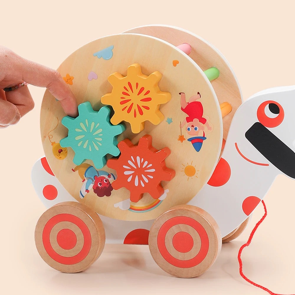 Chariot en bois pour bébé, jouets éducatifs pour enfants, aide à la marche pour bébé, apprentissage de la marche