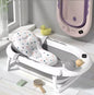 🛁 Baignoire pliable pour bébé avec coussin ergonomique –avec thermomètre  Confort ; sécurité dès la naissance