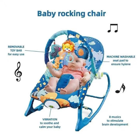 Transat Bébé Évolutif avec Jouets Suspendus – Confort &amp; Éveil, 4 coloris dispo