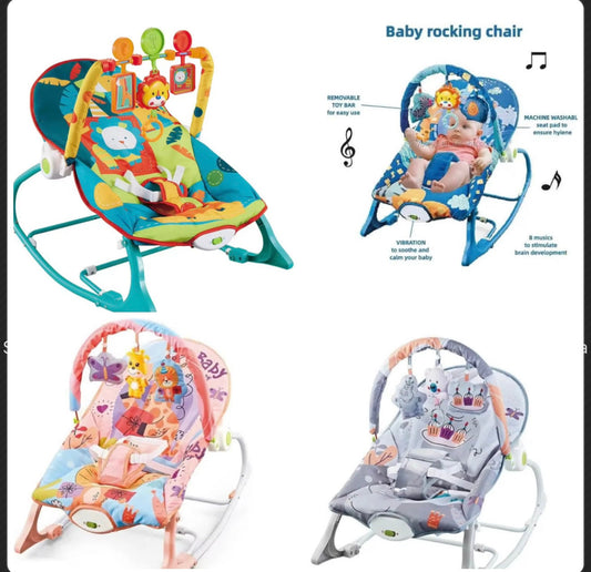 Transat Bébé Évolutif avec Jouets Suspendus – Confort &amp; Éveil, 4 coloris dispo