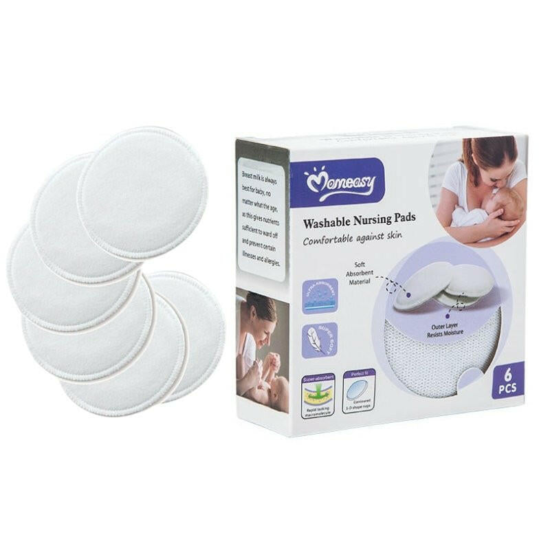 6 coussinet allaitement lavable Mom Easy
