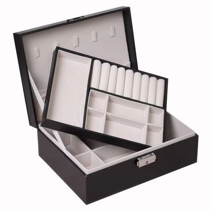 Boîte à Bijoux Élégante – Rangement Chic et Pratique avec clé