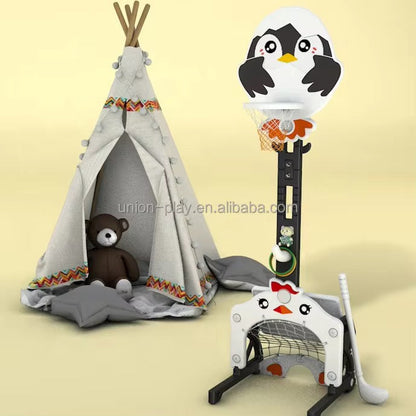 un centre de jeu multifonction 8 en 1 et reglable 1.82M