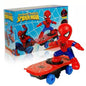 Jouet Spiderman sur Skateboard Lumineux – Figurine Héros Marvel pour Enfants