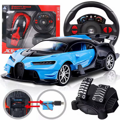 🏎️ Voiture Télécommandée de Course avec Volant et Pédales – Une Expérience de Conduite Ultra Réaliste !