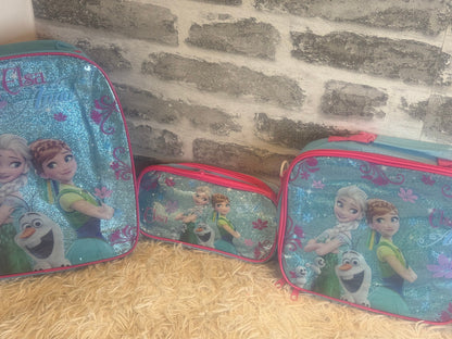 Ensemble 3 Pièces Enfant maternelle CI – Modèles Paw Patrol, Reine des Neiges &amp; Spiderman
