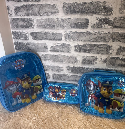 Ensemble 3 Pièces Enfant maternelle CI – Modèles Paw Patrol, Reine des Neiges &amp; Spiderman