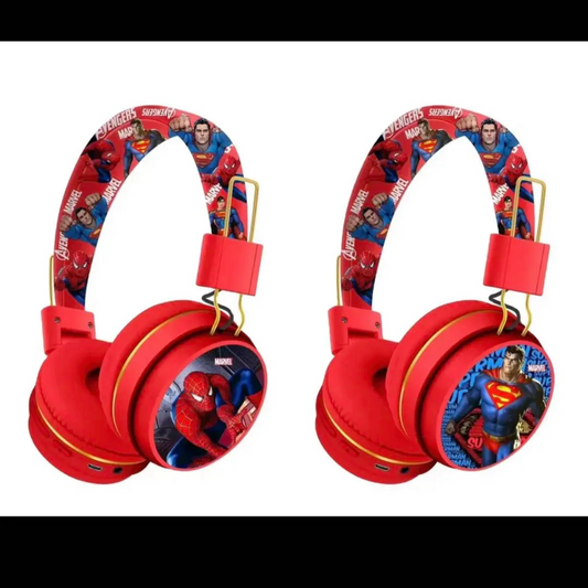 SPIDERMAN Bluetooth Casque Audio Enfants avec HD Microphone/Lumières LED,