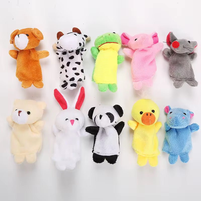5 Pièces Poupées à Doigt En Peluche – Animaux