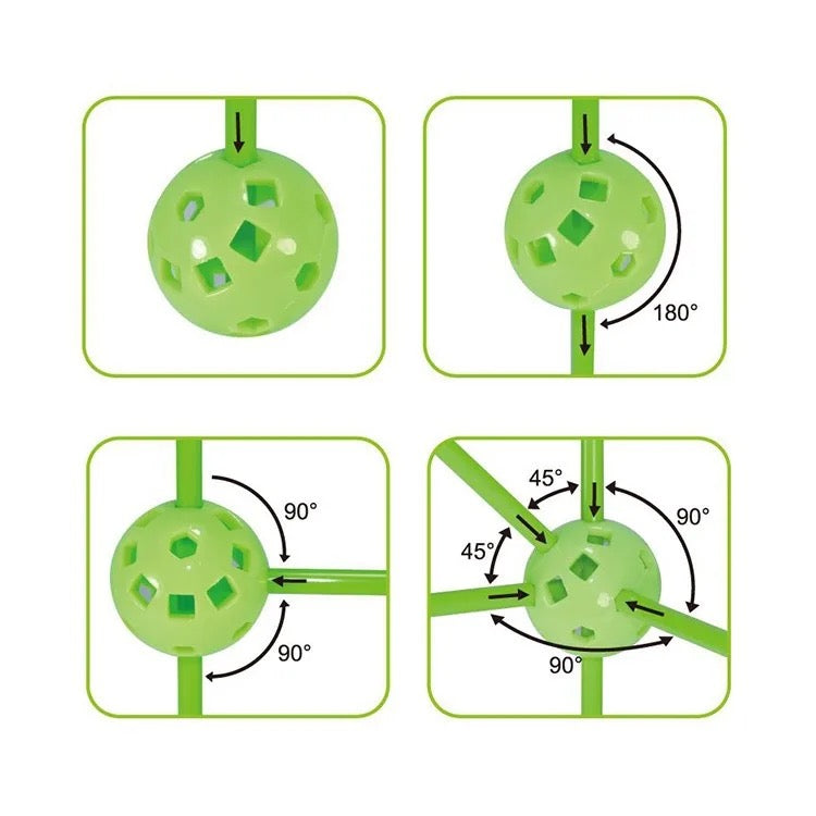 Kit construction tente jeu
