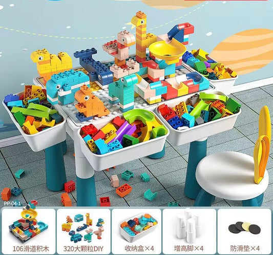 Table bloc de construction petit modèle avec une chaise GM