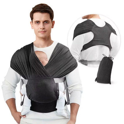 Écharpe Porte-Bébé Ergonomique – Multi-Positions et Ultra Confort*m coton 100%