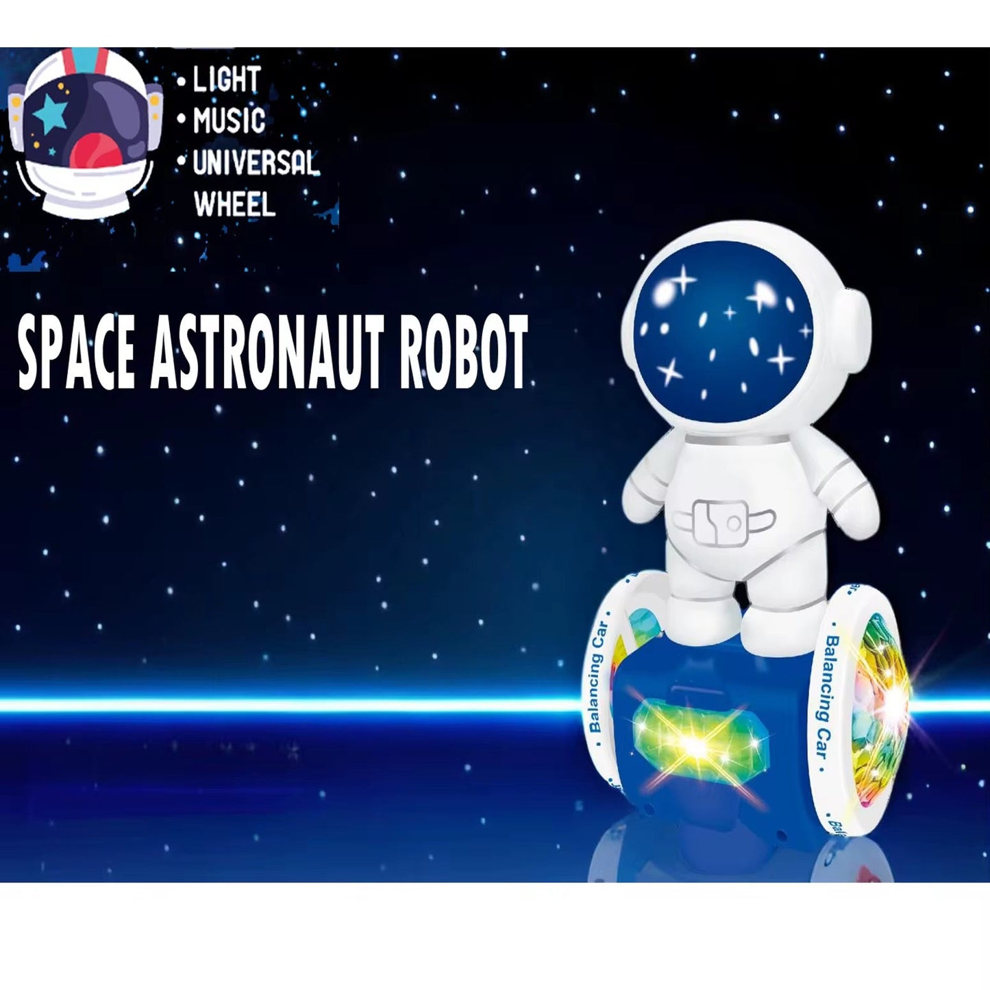 Jouet Astronaute Lumineux Musical – Projecteur Rotatif pour Enfants