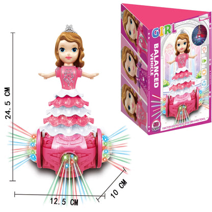 Poupée Musicale Lumineuse Tournante – Effets Son  Lumière